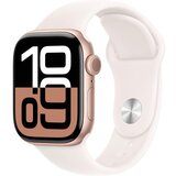 Apple Watch Series 10 [GPS 46mm case] Smartwatch with Rose Gold Aluminium Case with Light Blush Sport Band - M/L. Fitness Tracker, ECG App, Always-On Retina Display, Water Resistant | ePonuda.com