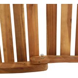  Ležaljka za sunčanje s jastukom masivno bagremovo drvo siva | shoptok.hr