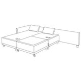 Atelier Del Sofa ugaona garnitura Matris Left Grey | ePonuda.com