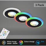 BRILONER SET 3x LED RGBW prigušiva kupatilska svetla LED/5W/230V IP44 + daljinski upravljač | Eponuda.com