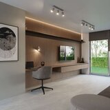  Zidna lampa RING 1 siva | shoptok.hr