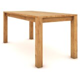  Hrastov stol 160 x 80 cm, prirodan, svilenkasto polumat | shoptok.hr