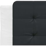  Krevet s madracem bijeli-crni 90 x 190 cm od umjetne kože | shoptok.hr