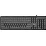 AOC USB Tastatura KB100 crna Cene