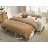 Bobochic Paris Bež sofa za spavanje/sklopiva od samta 220 cm Hugo – | shoptok.hr