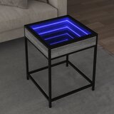vidaXL Stolić s beskonačnim LED svjetlima boja hrasta 40 x 40 x 51 cm Cijene