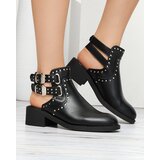 Resti Black women's boots with cutouts Dlagona | ePonuda.com