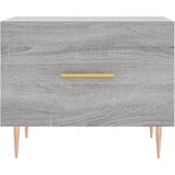  Stolić za kavu siva boja hrasta 50x50x40 cm konstruirano drvo | Eponuda.com