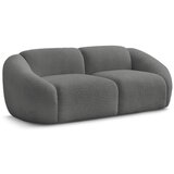 Bobochic Paris Siva sedežna garnitura iz tkanine bouclé 230 cm Tina – | Shoptok.si