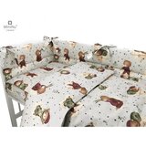 MimiNu Posteljina set 5 elem. Medo na oblaku (za krevetić 120x60 cm i 140x70cm) | shoptok.hr
