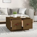  Stolić za kavu boja meda 60 x 53 x 35 cm od masivne borovine | shoptok.hr