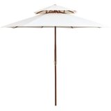  Suncobran 270x270 cm s Drvenom Šipkom Krem Bijeli | shoptok.hr