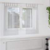 vidaXL Zavjese sa zavjesama 2 pcs Svjetlosiva 140 x 140 cm Poliester | shoptok.hr