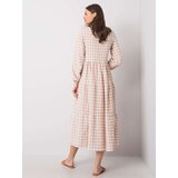 RUE PARIS Dress-232-SK-8005.18-white-beige | Shoptok.si