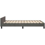  Posteljni okvir z vzglavjem temno siv 120x200 cm žamet, (20788486) | Shoptok.si