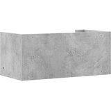  Zidna polica siva boja betona 70,5x35x30,5 cm konstruirano drvo | Eponuda.com