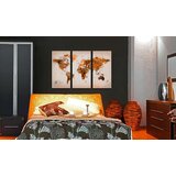  Slika - Map of the World - Desert storm - triptych 120x80 | shoptok.hr