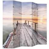  Sklopiva sobna pregrada s uzorkom jezera 200 x 170 cm | shoptok.hr