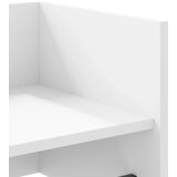  Zidna polica bijela 100 x 35 x 30,5 cm od konstruiranog drva | shoptok.hr
