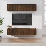  6-dijelni set TV ormarića boja smeđeg hrasta konstruirano drvo | shoptok.hr