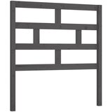  Uzglavlje za krevet sivo 106 x 4 x 100 cm od masivne borovine | shoptok.hr