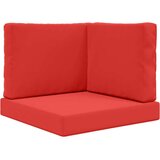  Zunanja blazina za kavč 3 pcs Rdeča Poliester, (5000202463) | Shoptok.si