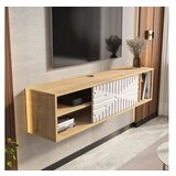 Hanah home tv polica teo floating sapphire oak white | ePonuda.com