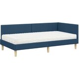 Kutni krevetni okvir s madracem Ostalo 2 kom. Plava tkanina | shoptok.hr