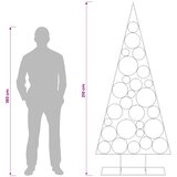  Metalno božićno drvce s okruglim stalkom KUOPIO 210 cm Čelik | shoptok.hr
