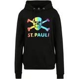 FC St. Pauli Sweater majica tirkiz / žuta / tamno ljubičasta / lubenica roza / crna