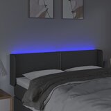  LED uzglavlje tamnosivo 147x16x78/88 cm od tkanine | shoptok.hr