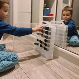 Kruzzel prozirni kovčeg za 46 autića s ručkom | shoptok.hr