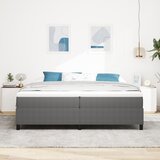 vidaXL Svetlo siva Les, Kovina 200 x 200 cm Platforma postelja Cene