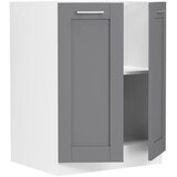 MID.YOU Kuhinjska Spodnja Omarica Colura, Bela, Antracit, Š 60cm | Shoptok.si