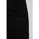 Marisse Black Sweater Pattern Pencil Skirt | shoptok.hr