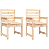  Vrtne stolice 2 kom 60 x 48 x 91 cm od masivne borovine | shoptok.hr