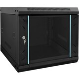 vidaXL Omara za omrežje s shranjevanjem Črna 53 x 60 x 45 cm Jeklo | Shoptok.si