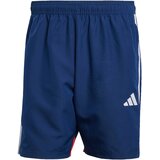 Adidas Športne hlače 'Tiro 25 Essentials' temno modra / živo rdeča / bela | Shoptok.si