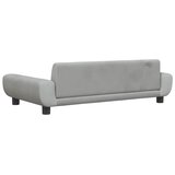 Krevet za pse svjetlosivi 100 x 54 x 33 cm baršunasti | shoptok.hr