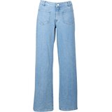 Vila Jeans flare VILORIE RIO RW WIDE POCKET Modra Cene