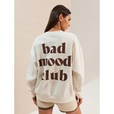 Sinsay Crewneck majica s natpisom na leđima | shoptok.hr