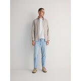 Reserved navadna srajca slim fit - bež | Shoptok.si