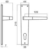  Kljuka F1330Y - F4 - cilinder(3830016415355) | Shoptok.si