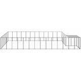  Kavez za pse crni 22,99 m² čelični | shoptok.hr