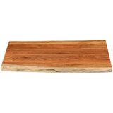 Stolna ploča 100x80x3,8 cm pravokutna bagremovo drvo živi rub | shoptok.hr