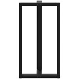 vidaXL Noge za barski stol T-oblika 2 kom crne 60x35x(110-111)cm čelik | shoptok.hr