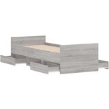  Kreveta s uzglavljem i podnožjem boja hrasta 75 x 190 cm | shoptok.hr