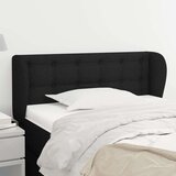  Uzglavlje s ušima crni 103x23x78/88 cm od tkanine | shoptok.hr