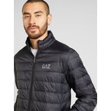 Ea7 Emporio Armani Zimska jakna črna / bela | Shoptok.si