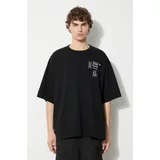 Undercover Pamučna majica Tee za muškarce, boja: crna, s aplikacijom, UC1D4807.4